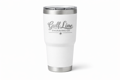 30oz Laser Engraved Stainless Steel Tumbler – Custom Engraving
