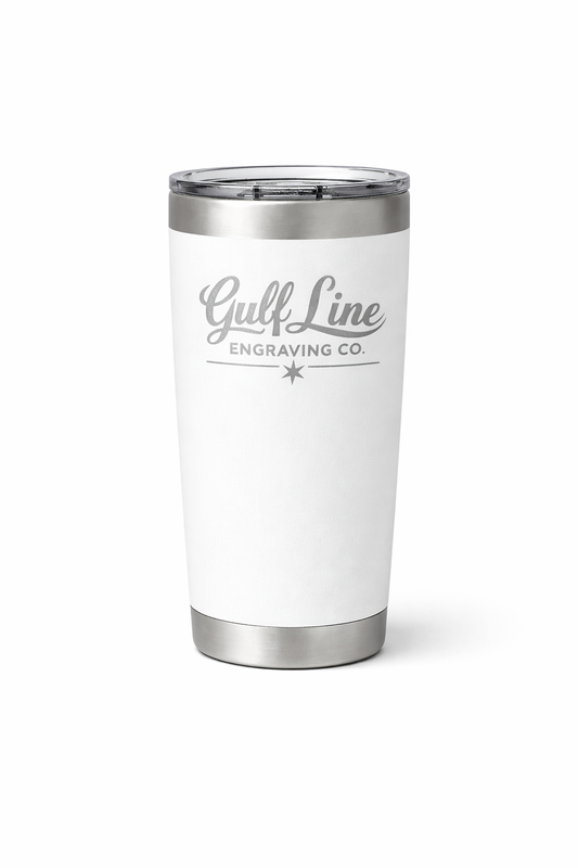 Laser Engraved 20oz Stainless Steel Tumbler