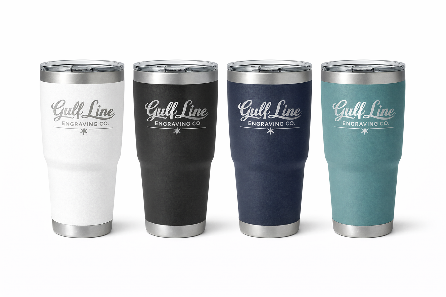 30oz Laser Engraved Stainless Steel Tumbler – Custom Engraving