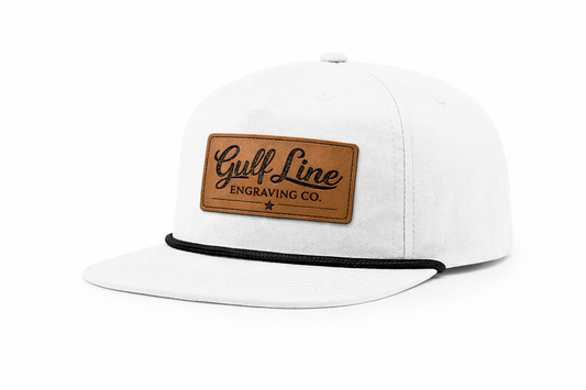 Laser Engraved Leather Patch Hat – Richardson 256
