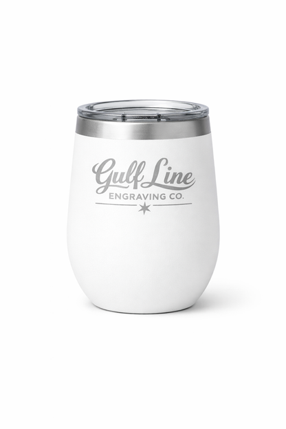 Laser Engraved 16oz Stainless Steel Wine Tumbler