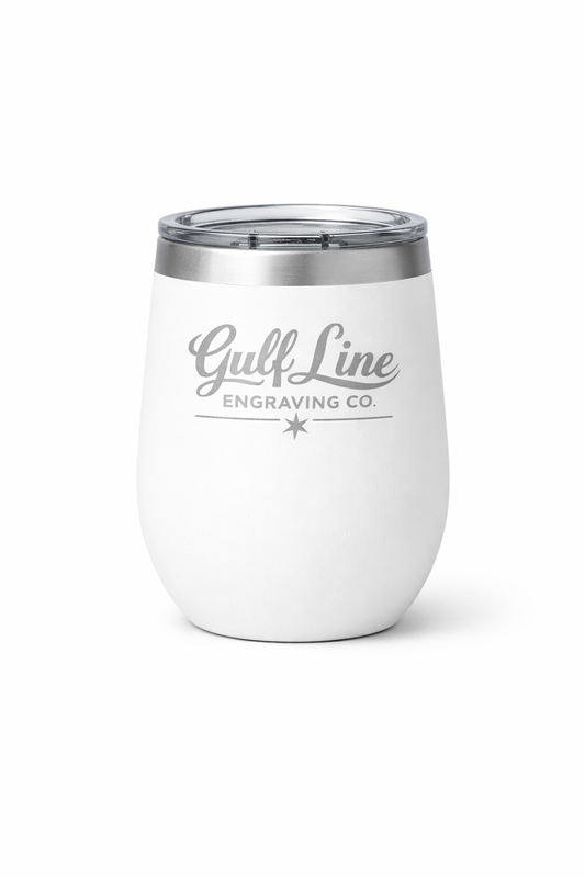 Laser Engraved 16oz Stainless Steel Wine Tumbler